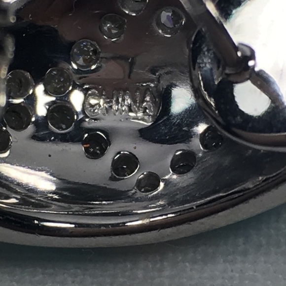 sterling Silver Diamonique Dome Earrings QVC Eric - Picture 9 of 11